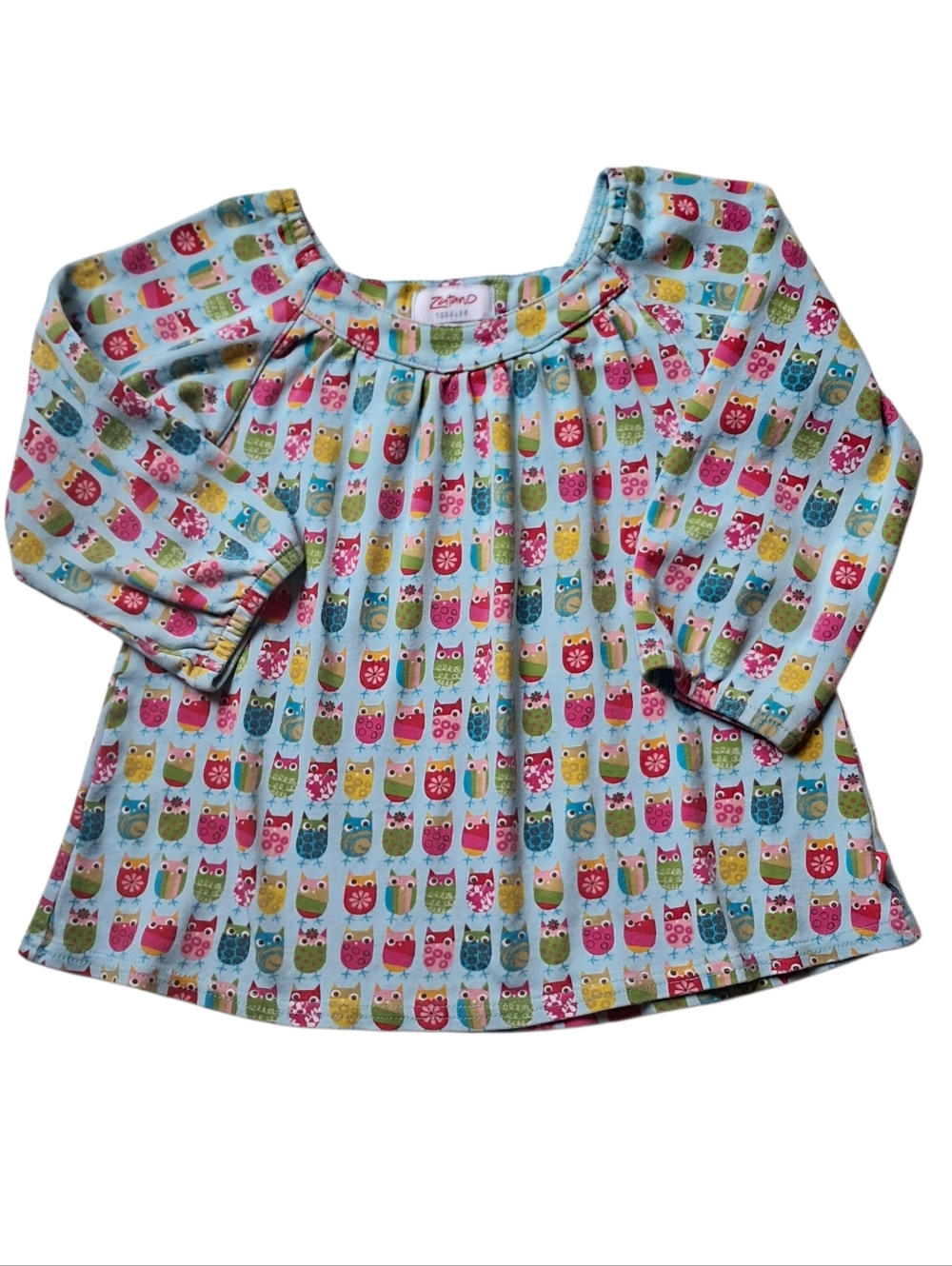 Zutano Toddler Top with Owl Print Size 3T